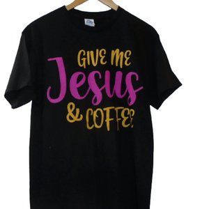 BUNDLE 3 fpr $24 Give me Jesus & Coffee T-shirt, size Medium (Unisex)